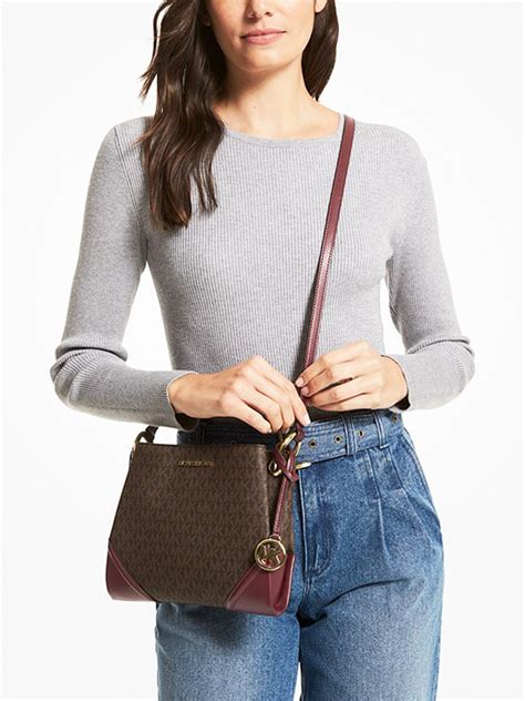 Nicole Large Logo Crossbody Bag 